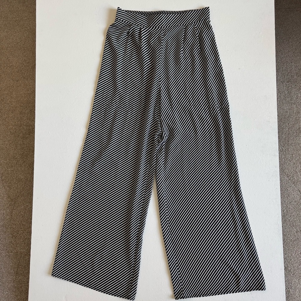 H&M Monochrome Striped Pants